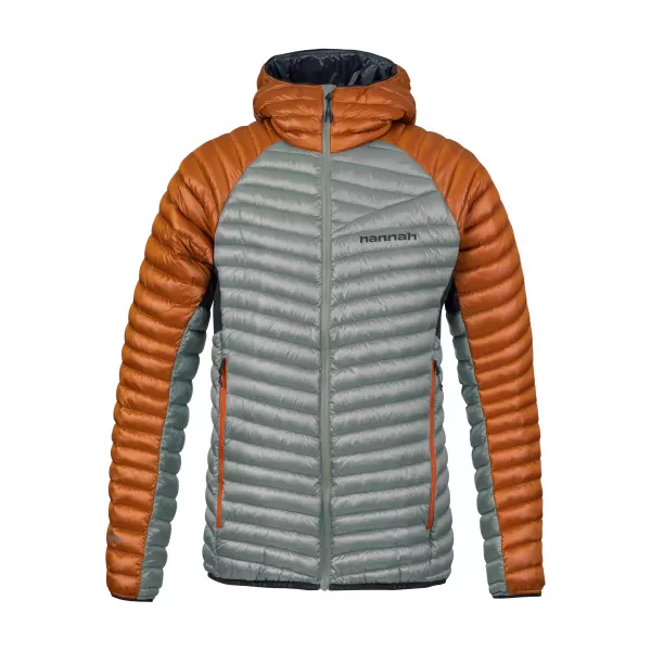  Jachetă pentru bărbați HANNAH MIO HOODY CĂDERE RUGINA/CRIN 