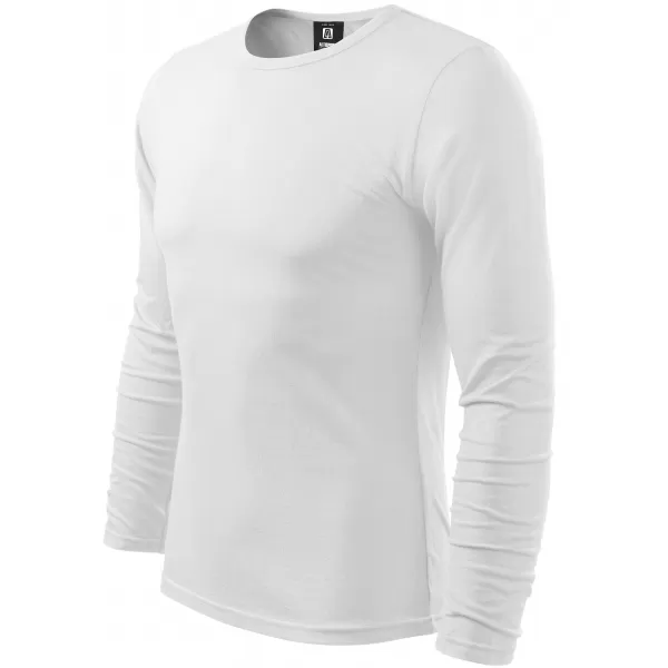  Tricou pentru bărbați cu mâneci lungi ALTISPORT NoPrint NP/ALM911 ALB 