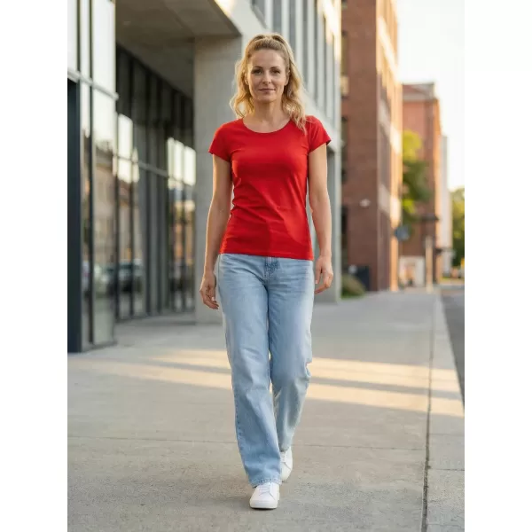  Tricou pentru femei ALTISPORT NoPrint NP/ALW221 ROȘU 