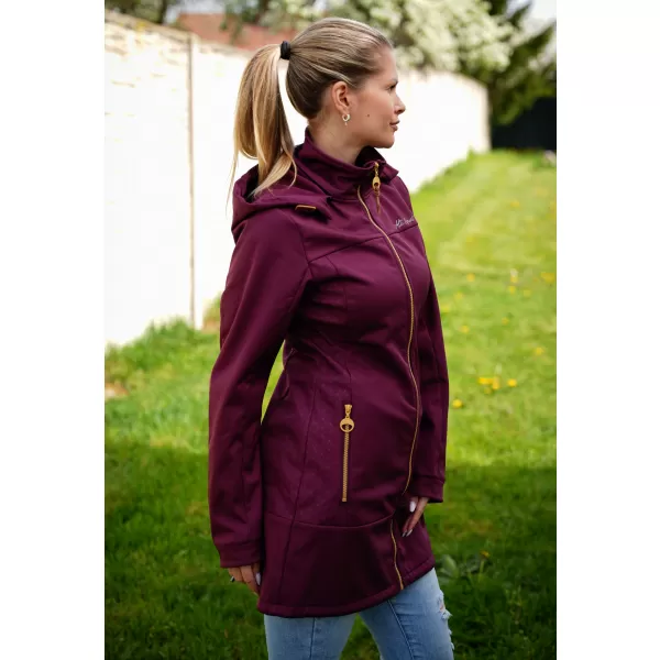 Palton softshell dama ALTISPORT CIARA BURGUNDIA 