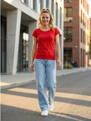 Tricou pentru femei ALTISPORT NoPrint NP/ALW221 ROȘU