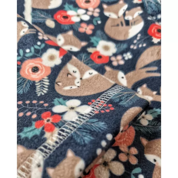  Hanorac fleece pentru copii WAMU LIŠKY ALBASTRU ÎNCHIS 