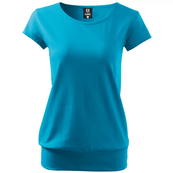  Tricou pentru femei ALTISPORT NoPrint NP/ALW021 TURCOAZ 