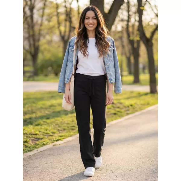  Pantaloni de trening pentru femei ALTISPORT NoPrint NP/ALW806 NEGRU 