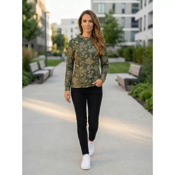  Hanorac funcțional premium pentru femei ALTISPORT VOJ/ALW025MI01 MILITAR 