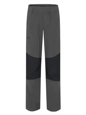 Pantaloni pentru copii HANNAH LUIGI JR CU DUNGI GRI/ANTRACIT