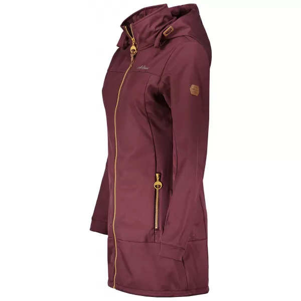  Palton softshell dama ALTISPORT CIARA BURGUNDIA 