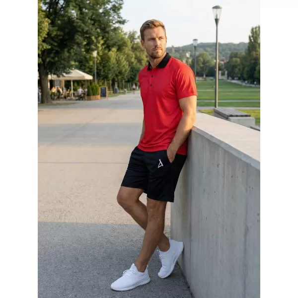  Pantaloni scurți funcționali premium pentru bărbați ALTISPORT VOJ/ALM013KRA01 NEGRU 