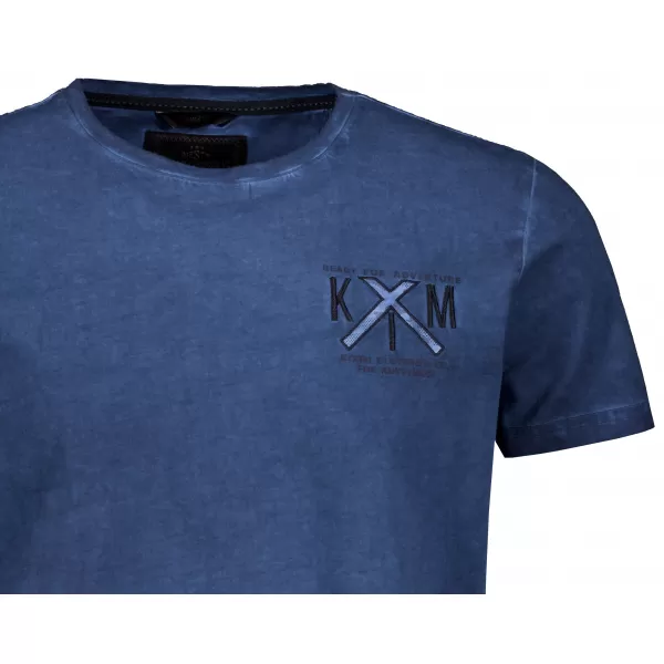  Tricou pentru bărbați KIXMI SOREN ALBASTRU INCHIS 