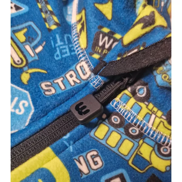  Hanorac fleece pentru copii WAMU BAGR ALBASTRU 