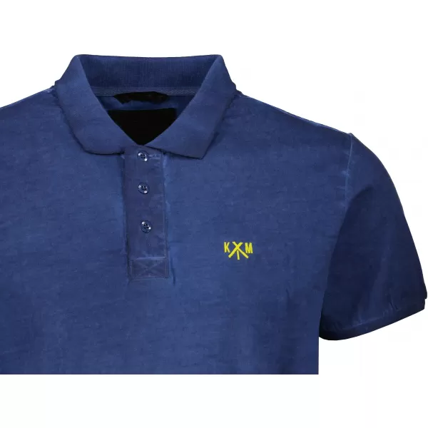  Tricou pentru bărbați KIXMI SPENCER ALBASTRU ÎNCHIS/VERDE 