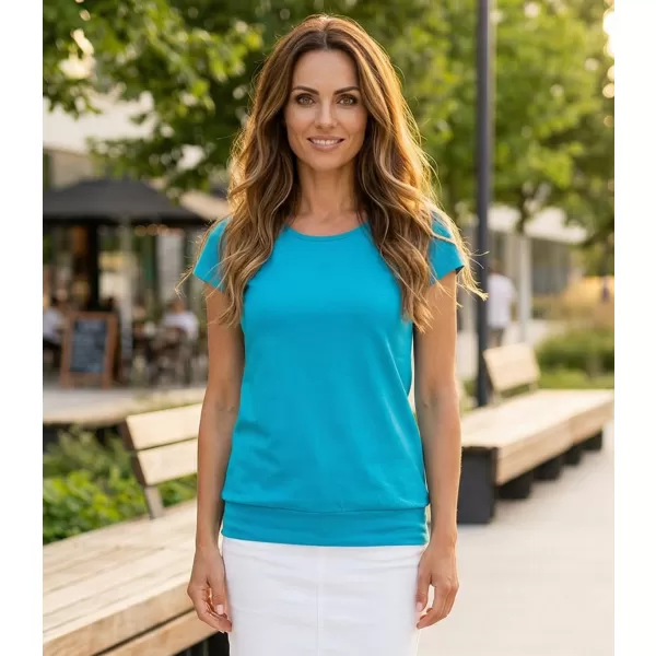  Tricou pentru femei ALTISPORT NoPrint NP/ALW021 TURCOAZ 