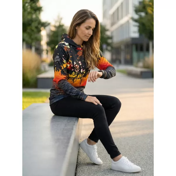  Hanorac funcțional premium pentru femei ALTISPORT VOJ/ALW030MI01 PORTOCALE 
