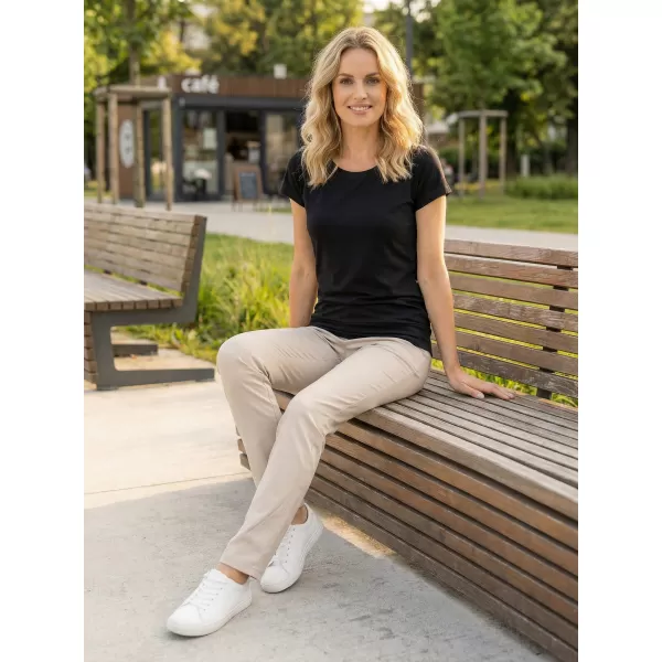  Tricou pentru femei ALTISPORT NoPrint NP/ALW021 NEGRU 