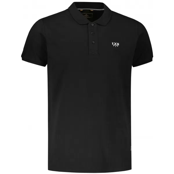  Tricou pentru bărbați KIXMI SPENCER NEGRU 