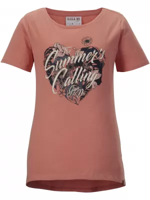 Tricou pentru femei KILLTEC GS 97 41502-414 CORAL