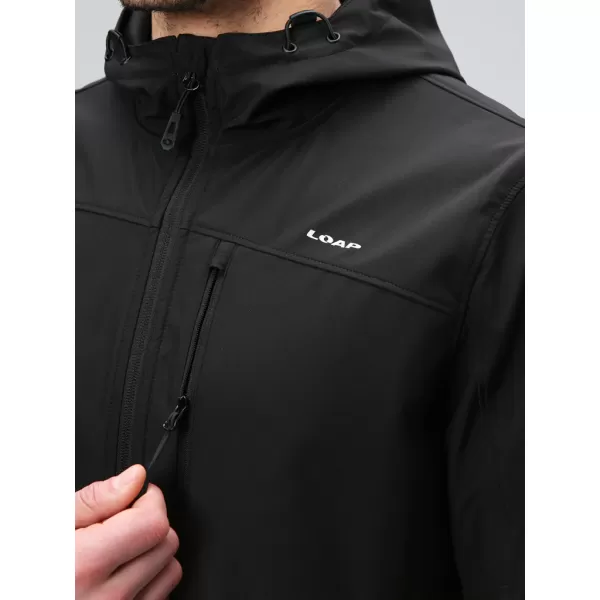  Jachetă softshell pentru bărbați LOAP LADAN SFM2401 NEGRU 