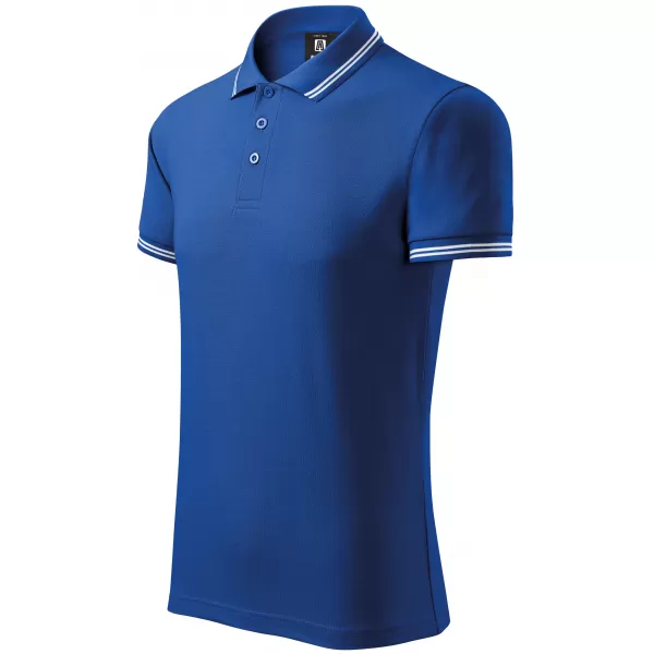  Tricou pentru bărbați cu guler ALTISPORT NoPrint NP/ALM912 ALBASTRU REGAL 
