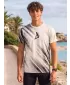 Tricou funcțional premium pentru bărbați ALTISPORT VOJ/ALM028TR01 ALB-NEGRU