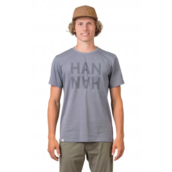  Tricou pentru bărbați HANNAH GREM GRI OȚEL MEL/NEGRU 