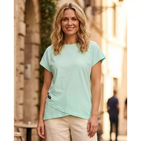  Tricou pentru femei SAM 73 CRISTAL WT 916 MENTĂ 