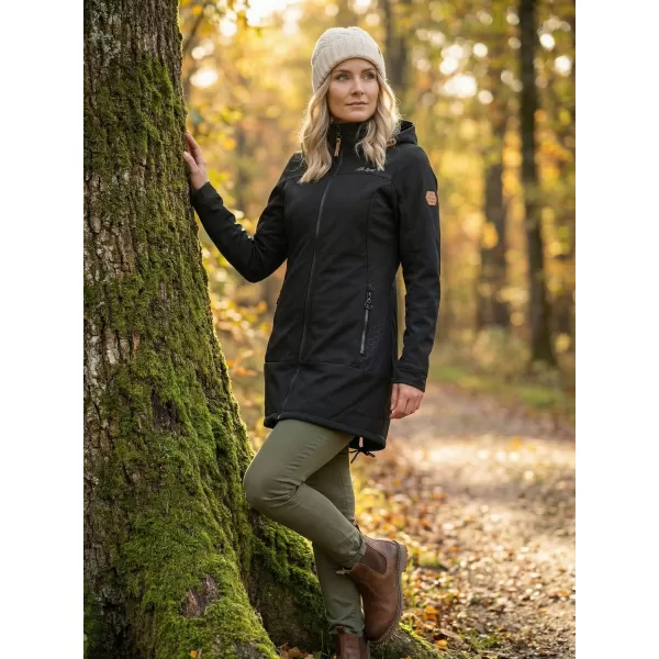  Palton softshell dama ALTISPORT CIARA NEGRU 