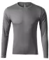 Tricou funcțional pentru bărbați cu mâneci lungi ALTISPORT NoPrint NP/ALM861 GRI OȚEL