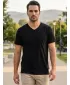 Tricou pentru bărbați SAM 73 FIDEL MT 844 NEGRU
