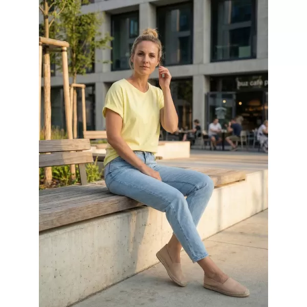  Tricou pentru femei SAM 73 CAROLINA WT 908 GALBEN DESCHIS 