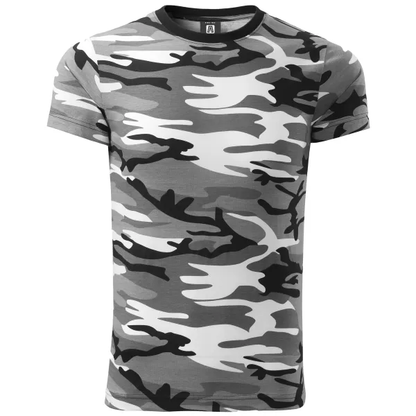  Tricou pentru bărbați ALTISPORT NoPrint NP/ALM441 GRI CAMUFLAJ 