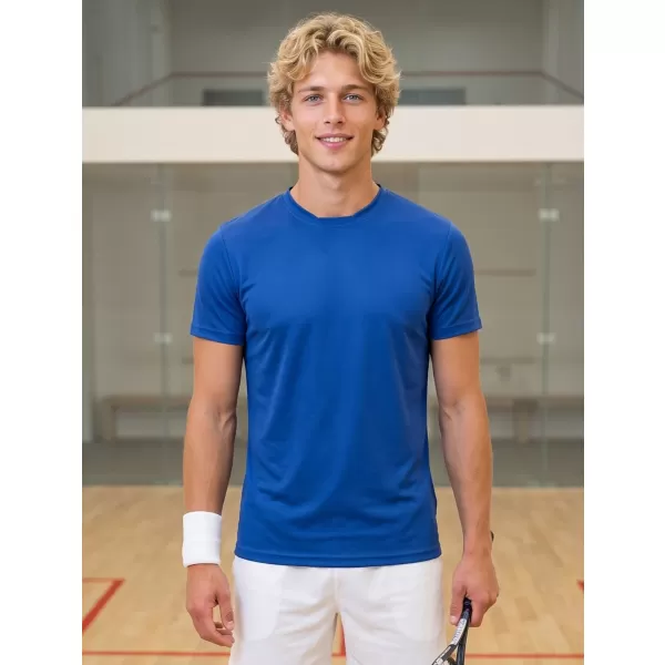  Tricou funcțional pentru bărbați ALTISPORT NoPrint NP/ALM421 ALBASTRU REGAL 