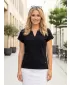 Tricou pentru femei KIXMI SELENA NEGRU