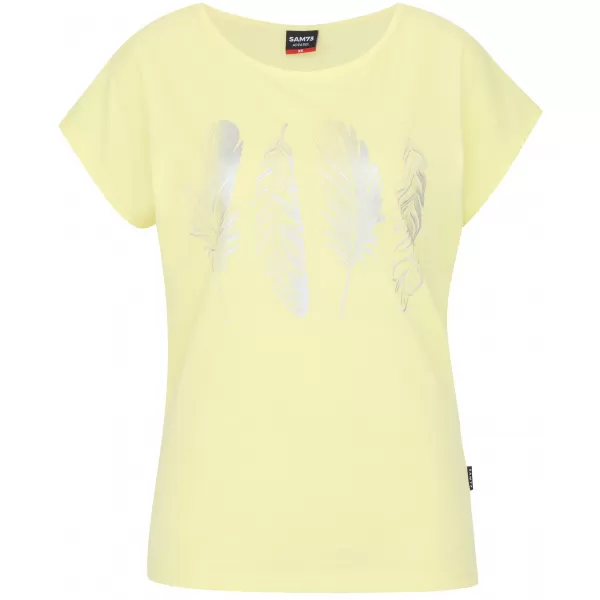  Tricou pentru femei SAM 73 CLORINDA WT 914 GALBEN DESCHIS 
