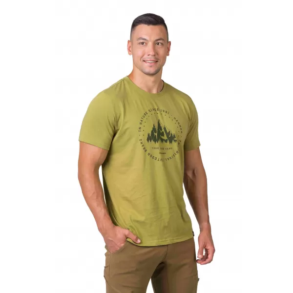  Tricou pentru bărbați HANNAH GREG MĂSLINE VERZI 