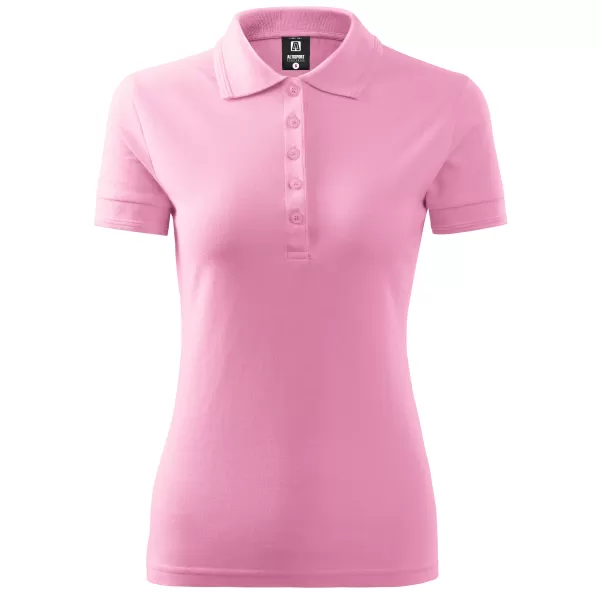  Tricou de damă cu guler ALTISPORT NoPrint NP/ALW012 ROZ 