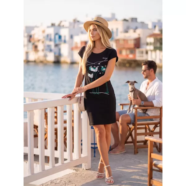  Rochie ALTISPORT ALW043178 NEGRU ȘI ALBASTRU 