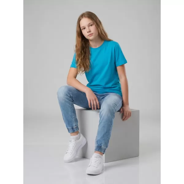  Tricou pentru copii ALTISPORT NoPrint NP/ALK531 TURCOAZ 