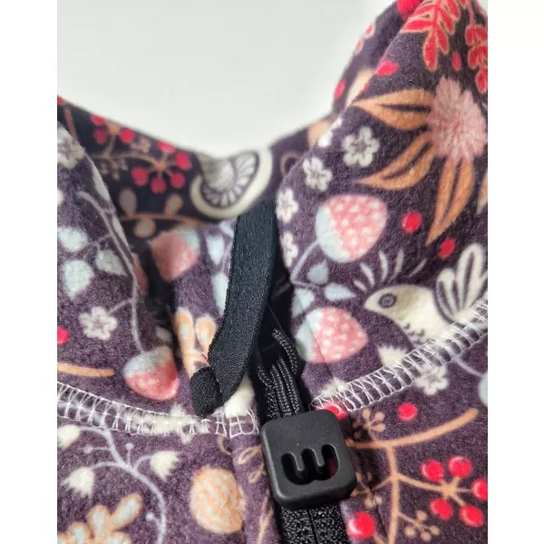  Hanorac fleece pentru copii WAMU SOVA VIOLET 