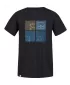 Tricou pentru bărbați HANNAH RAMONE ANTRACIT/ALBASTRU