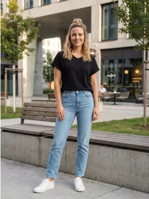 Tricou pentru femei SAM 73 CAROLINA WT 908 NEGRU