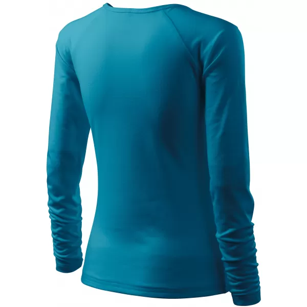  Tricou de damă cu mâneci lungi ALTISPORT NoPrint NP/ALW721 TURCOAZ ÎNCHIS 