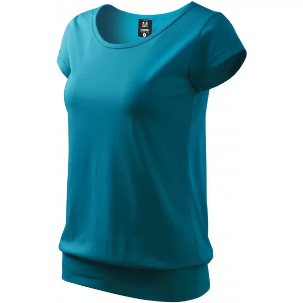  Tricou pentru femei ALTISPORT NoPrint NP/ALW021 TURCOAZ ÎNCHIS 