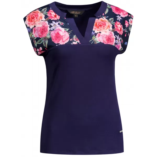 Tricou pentru femei ALTISPORT CLARA ALBASTRU INCHIS 