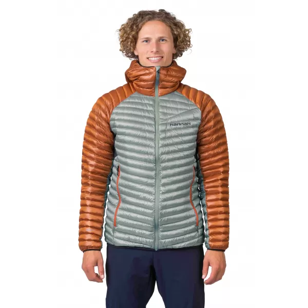  Jachetă pentru bărbați HANNAH MIO HOODY CĂDERE RUGINA/CRIN 