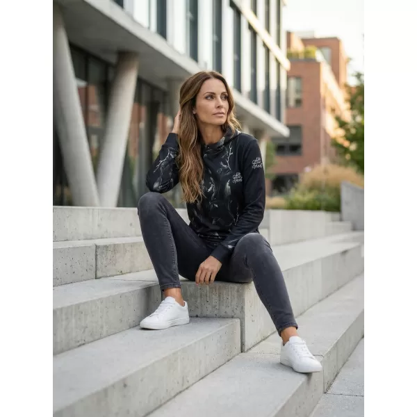  Hanorac funcțional premium pentru femei ALTISPORT VOJ/ALW026MI01 NEGRU 