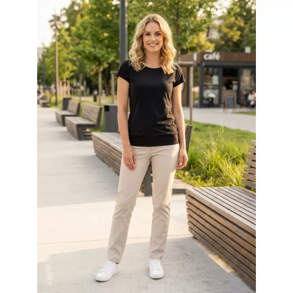  Tricou pentru femei ALTISPORT NoPrint NP/ALW021 NEGRU 