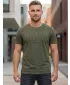 Tricou pentru bărbați KIXMI SALEM KAKI