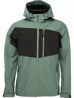 Jachetă softshell pentru bărbați LOAP LADAN SFM2401 VERDE