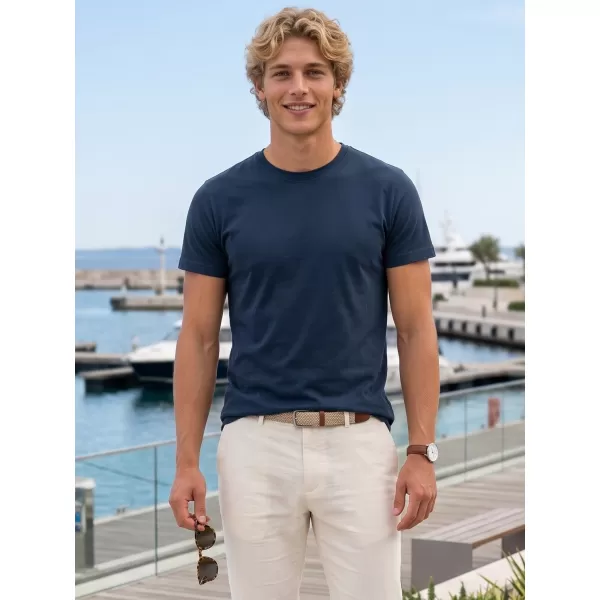  Tricou pentru bărbați ALTISPORT NoPrint NP/ALM921 ALBASTRU MARIN 