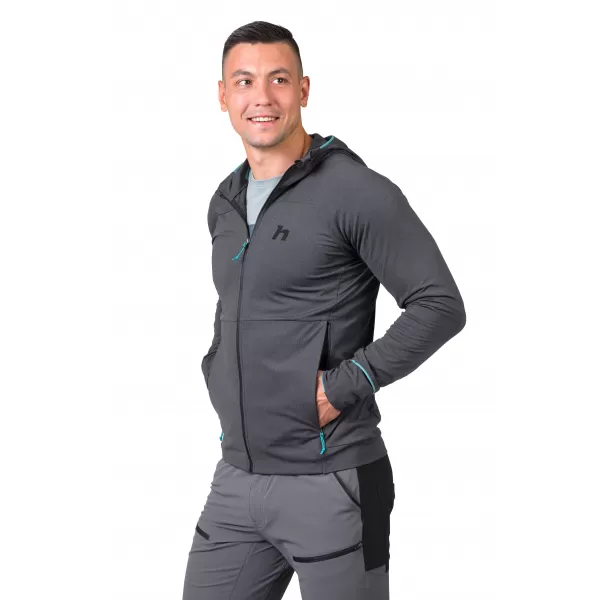  Hanorac pentru bărbați HANNAH ETHAN HOODY ANTRACIT MEL 